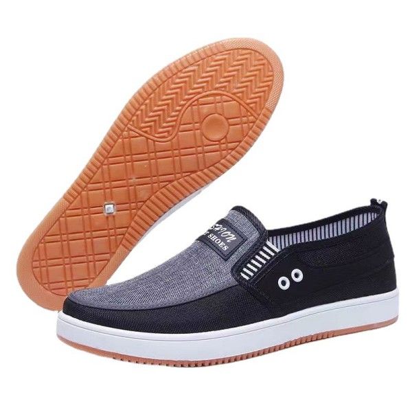 Men's Casual Breathable Anti-Slip And Wear-Resistant Canvas Board Shoes