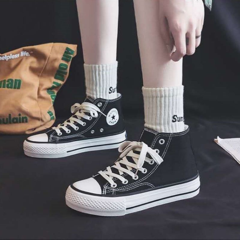 Mateamoda Women Shoes Sneakers Sport Shoes Rubber Shoes Canvas Shoes