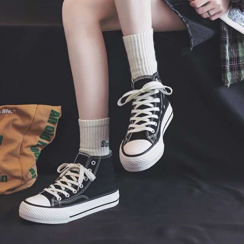 Mateamoda Women Shoes Sneakers Sport Shoes Rubber Shoes Canvas Shoes