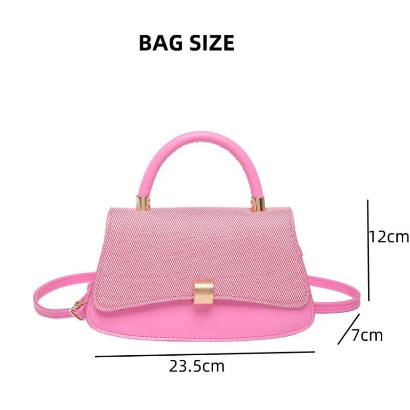 Mateamoda Elegant and Compact Structured Satchel Bag Sling Bag Crossbody Bag