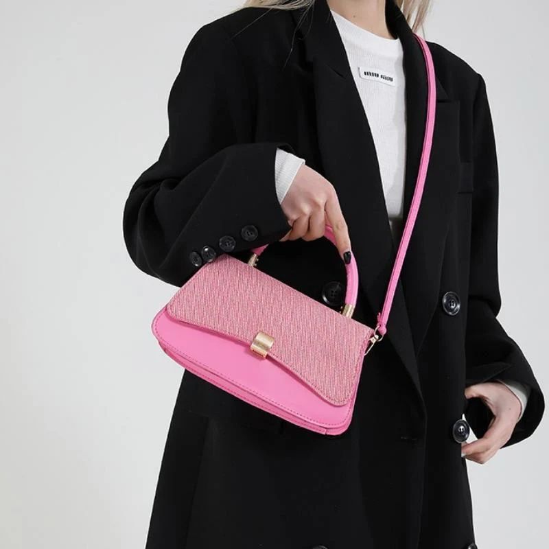 Mateamoda Elegant and Compact Structured Satchel Bag Sling Bag Crossbody Bag