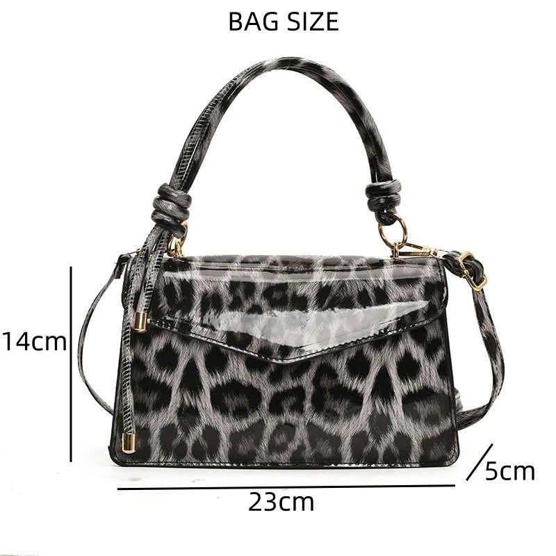 Mateamoda Bold Animal Print Sling Bag Crossbody Bag Underarm Handbag