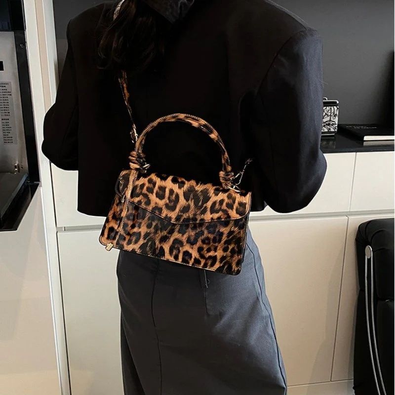 Mateamoda Bold Animal Print Sling Bag Crossbody Bag Underarm Handbag