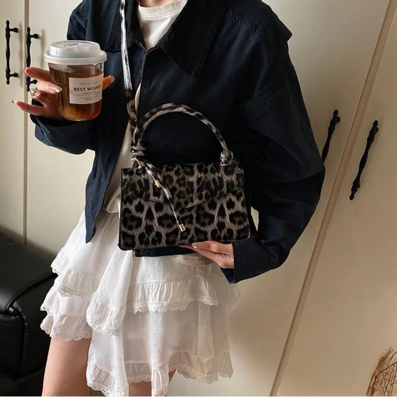 Mateamoda Bold Animal Print Sling Bag Crossbody Bag Underarm Handbag