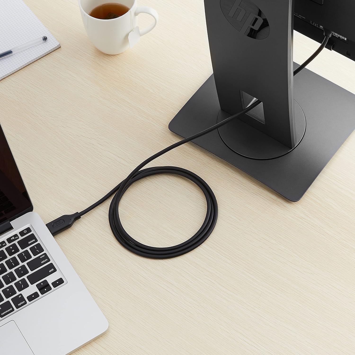 1METER DisplayPort to HDMI Display Cable, Uni-Directional, 4k@30Hz, 1920x1200, 1080p, Gold-Plated Plugs, 6 Foot