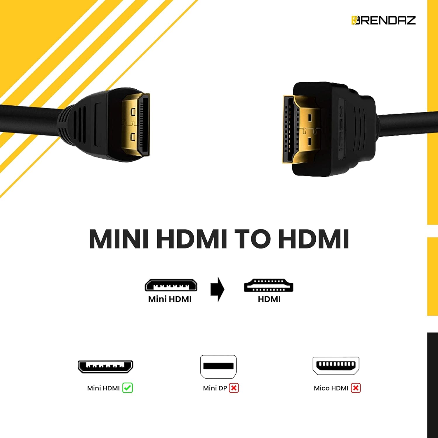 High-Speed 4K Ultra HD HDMI 2.0 Cable /  18 Gbps, 60 Hz, 2160p, 48 bit, male-to-male, Ethernet Ready