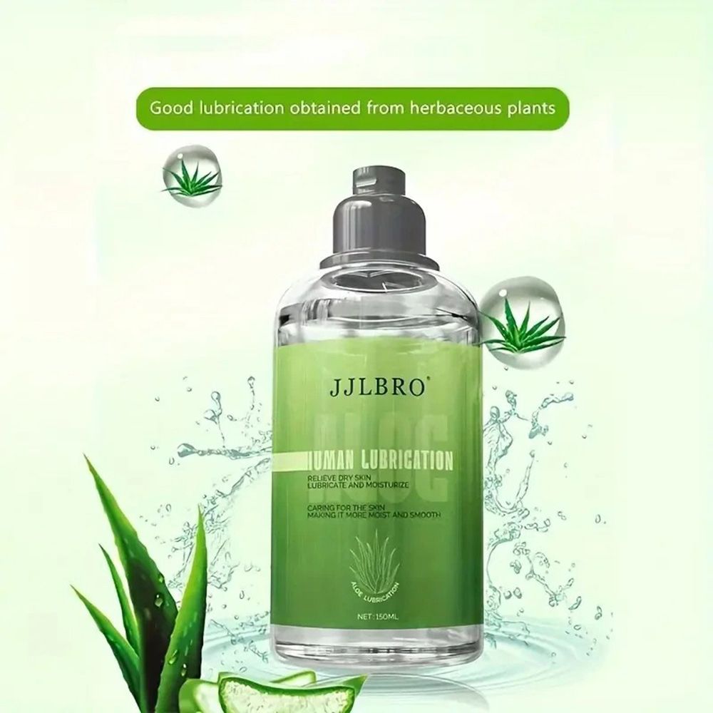 JJLBRO ALOE VERA Body Smooth Lubricant Gel 150ml Sensual Massage Adult Sexual Edible Flavor Sex Product Perfect To Warm Up Sex Toys