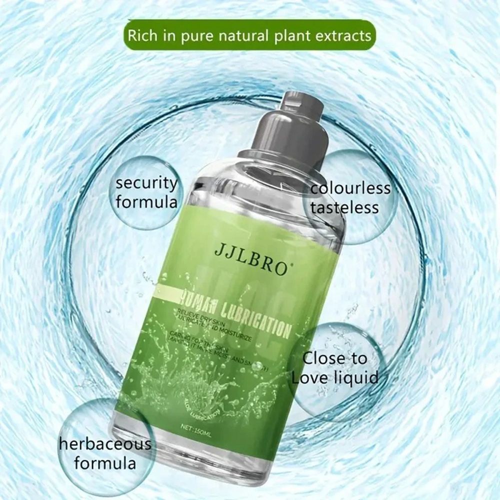 JJLBRO ALOE VERA Body Smooth Lubricant Gel 150ml Sensual Massage Adult Sexual Edible Flavor Sex Product Perfect To Warm Up Sex Toys