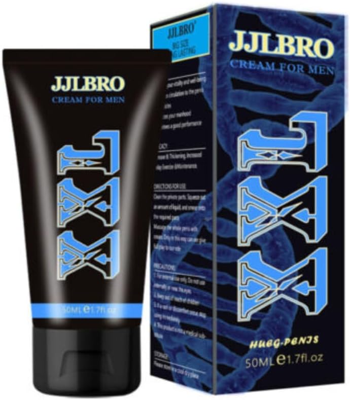 JJLBRO XXL Cream Massage Gel Enlargement Gel MOISTURIZING Cream for Men 50ML 1.7fl.oz Enlarge Gel by Crazylife Blue