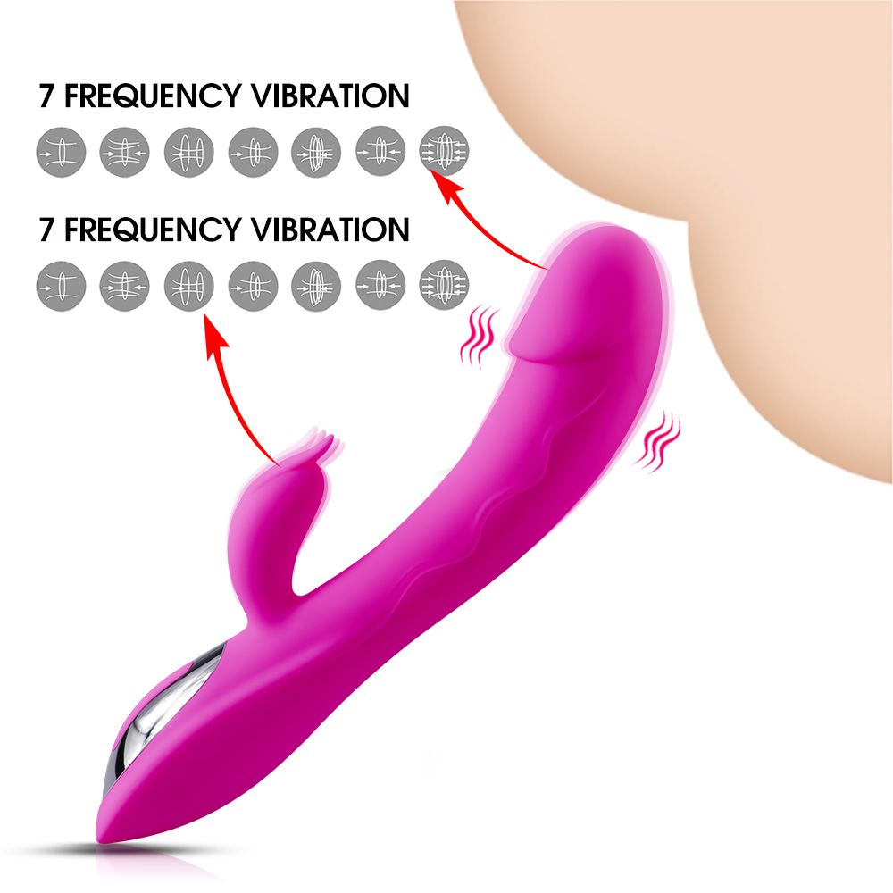 Rechargeable hornet Powerful Dildo Vibrator Massager Automatic Vibrating Rod Clitoris G-spot Stimulation Waterproof Rabbit Dildo Vibrator view 4