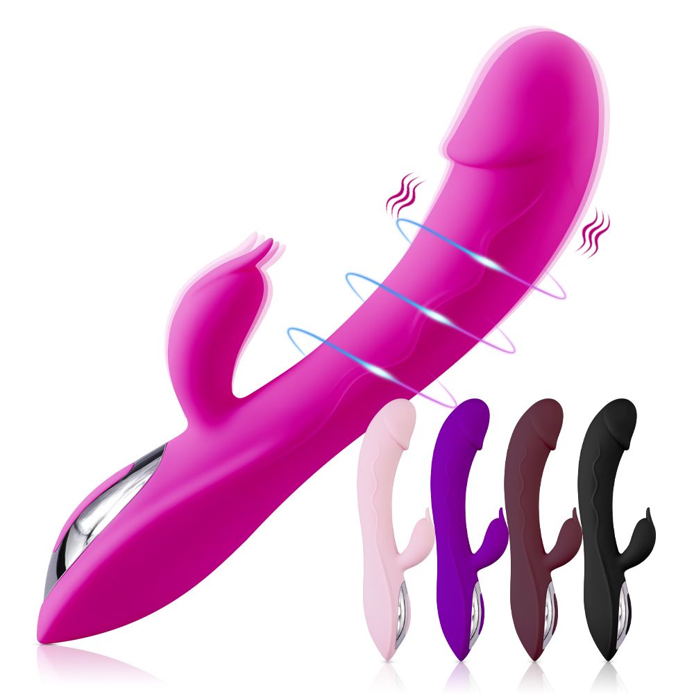 Rechargeable hornet Powerful Dildo Vibrator Massager Automatic Vibrating Rod Clitoris G-spot Stimulation Waterproof Rabbit Dildo Vibrator