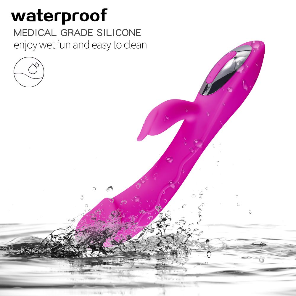 Rechargeable hornet Powerful Dildo Vibrator Massager Automatic Vibrating Rod Clitoris G-spot Stimulation Waterproof Rabbit Dildo Vibrator view 6