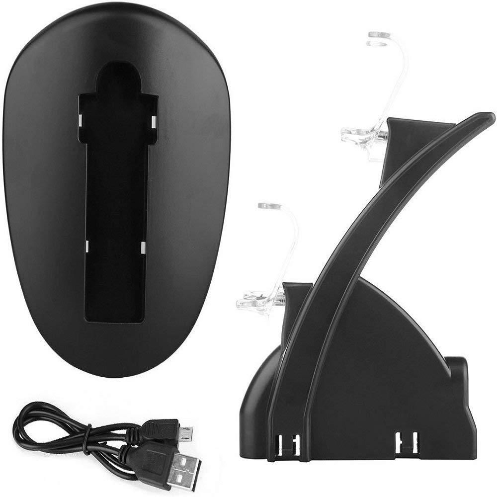 Double Gaming Controller Charger Stand With Led Indicator Dual USB Charging Docking Station Compatible For PS4 Pro/PS4 Accessories