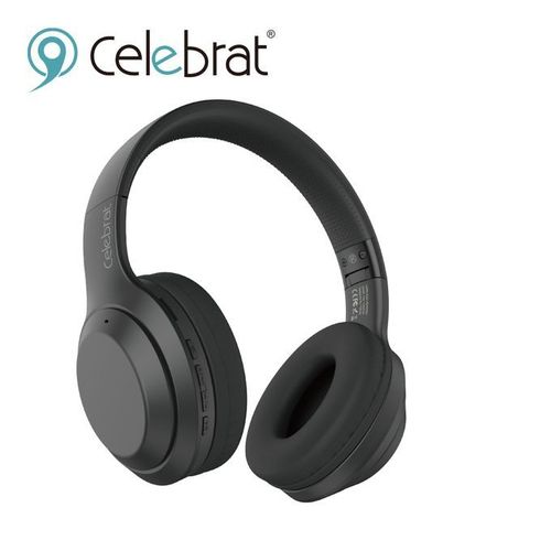 Celebrat A24 Wireless Bluetooth Heaphones With Deep Bass,AUX PlayBack, TF Memory Card - Black