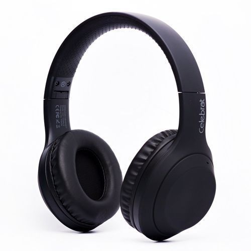Celebrat A24 Wireless Bluetooth Heaphones With Deep Bass,AUX PlayBack, TF Memory Card - Black