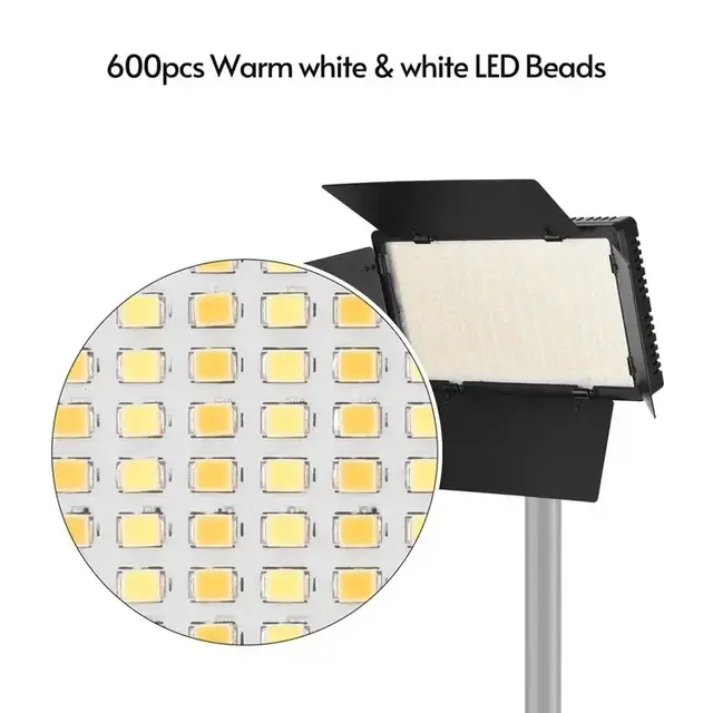 LED Video Fill Light,3200K-5500K Dimmable Photography Lighting Kit for YouTube Tiktok Video Recording,Game Streaming RL1200 WITH REMOTE, compatible with DSLR cameras
