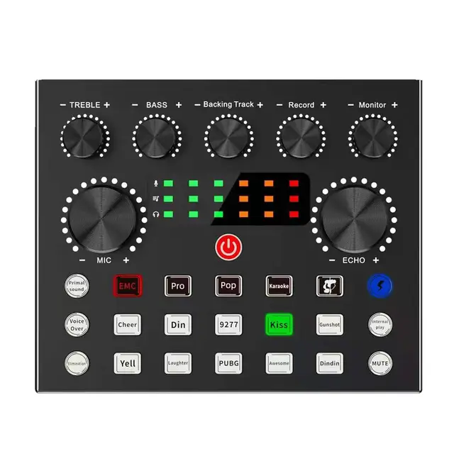 Professional Condenser Microphone PC Mic Professional BM800 With rechargble V8s SOUND CARD Cardioid Studio Mic Set with Mic Suspension Scissor Arm, Shock Mount for Studio Recording BM-800 podcast