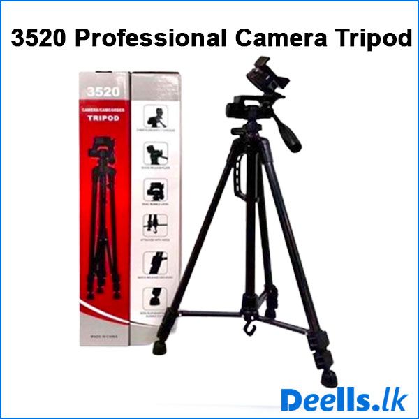 WT 3520 UNIVERSAL Tripod STAND For Digital SLR Camera DSLR AND PHONE