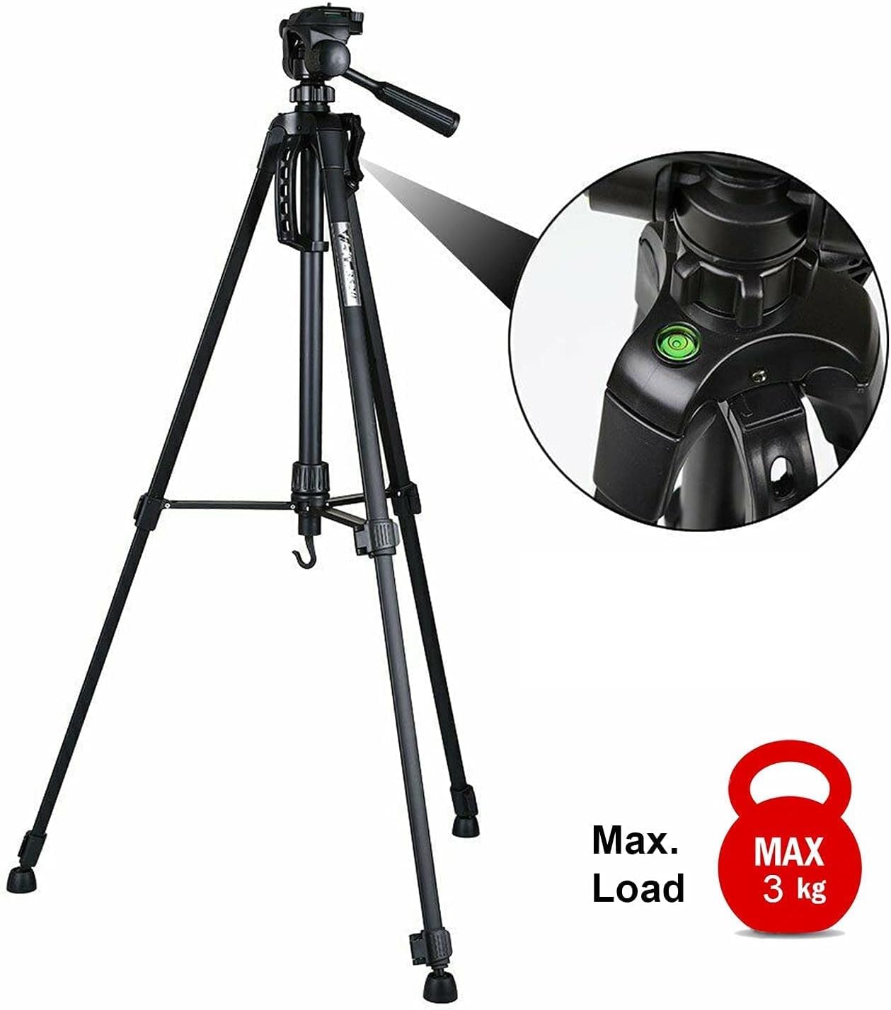 WT 3520 UNIVERSAL Tripod STAND For Digital SLR Camera DSLR AND PHONE