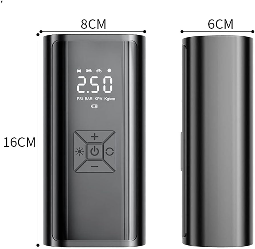 150psi Portable Car DIGITAL Air compressor Pump Tyre Inflator Smart Inflator Electric vehicle bicycle ball Inflator Pump - 120w - 12v - 150psi