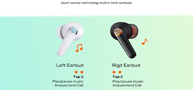 Infinix Buds Neo Wireless Bluetooth headphones with DUAL MIC ENC Earbuds and Charging case