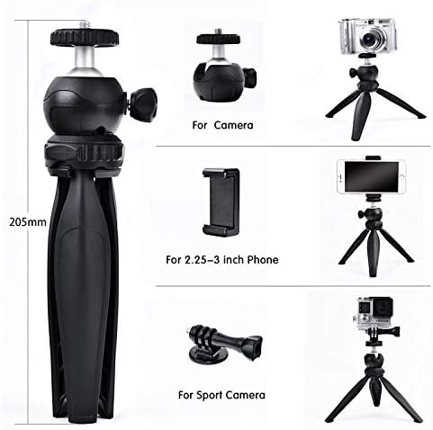 Jmary MT-20 Mini Tripod Stand Table Top Mini Portable Fold-able Tripod suitable for PHONE \ GO PRO \ CAMERA