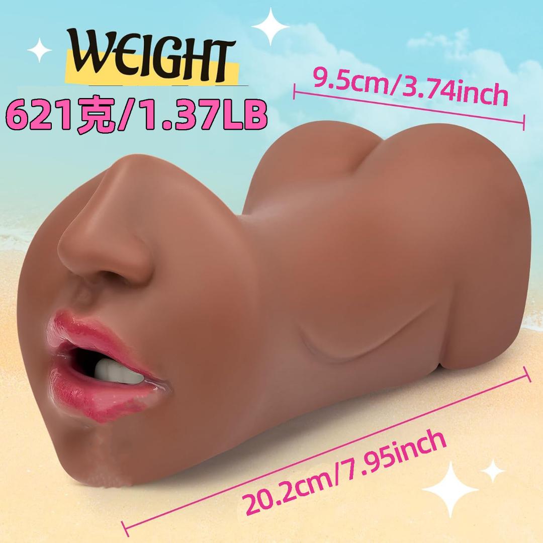 3in1 Hand held Sex Adults Realistic Oral Clitt Vagina For Men Tight Puss Male Portable Masturbator Cup Deep Throat Tongue Toys view 5