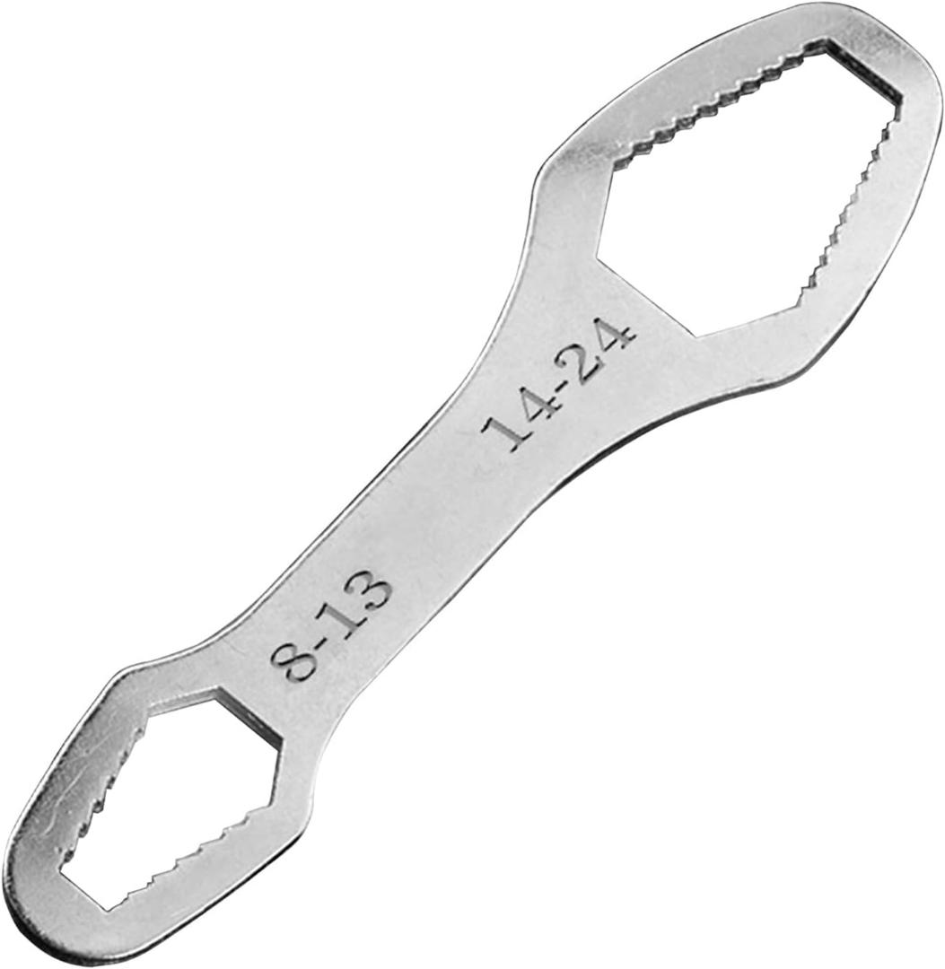 8mm-13mm 14mm-24mm Multifunction Hand Tool Wrench Repair Auto Mechanical Tool Hand Tool 9/16 to 1/2inch Double Head Spanner
