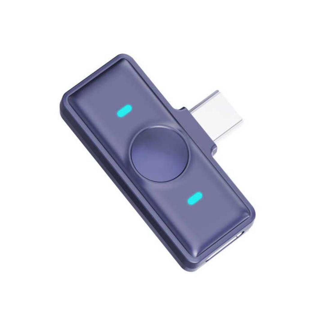 Sx21 USB C DUAL Wireless Lavalier Microphone Clip Portable Audio Video Recording Mini Mic Portable Wireless Microphone with Active Noise Canceling