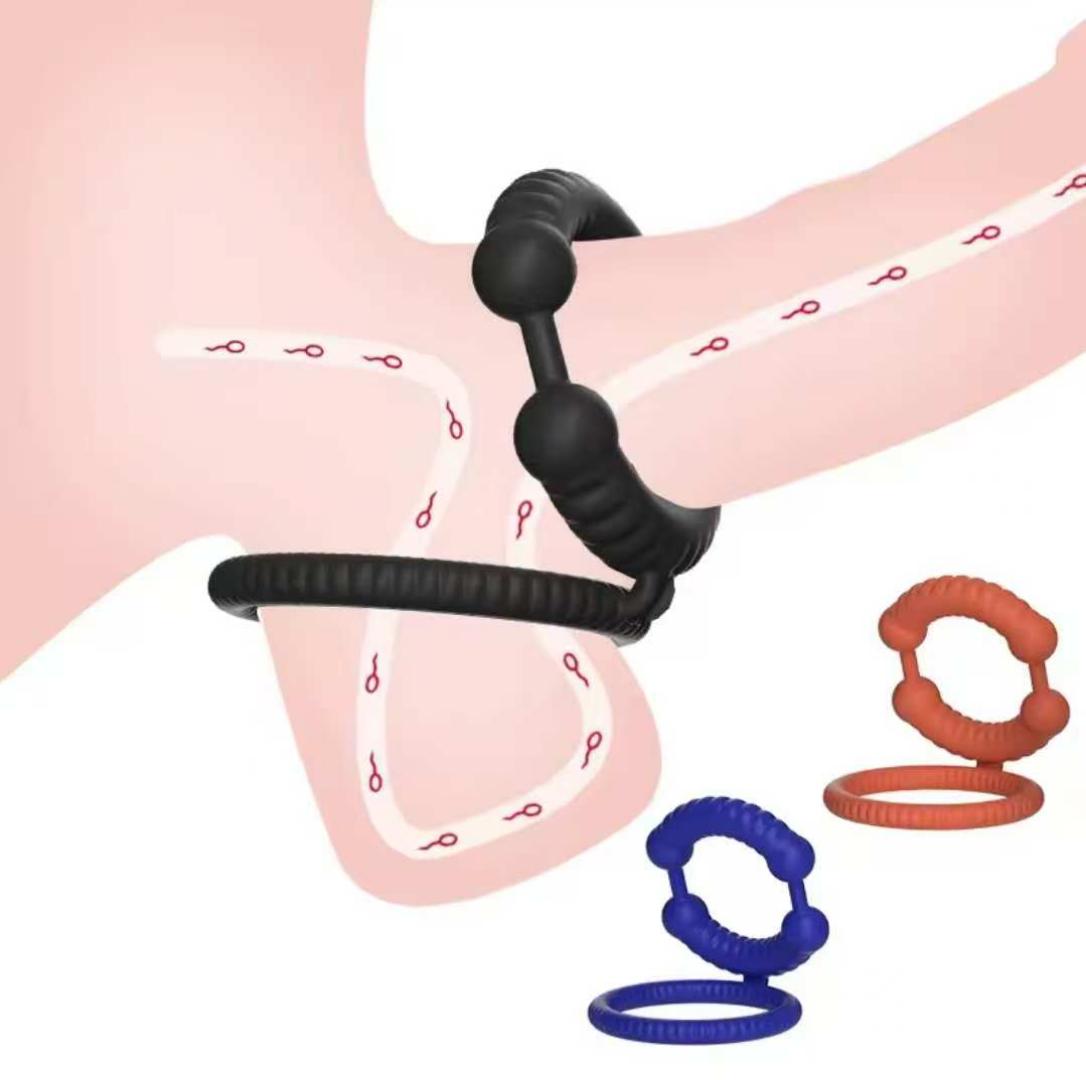 Silicone Male Sex Toy Adult Toys Sex Toys for Couples delay Ring for Men for Games Erection Longer Harder Stronger Cock Penis Enlargement Machine Sweater