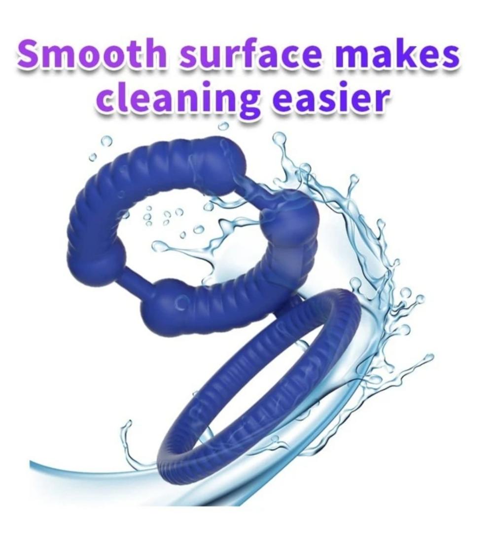 Silicone Male Sex Toy Adult Toys Sex Toys for Couples delay Ring for Men for Games Erection Longer Harder Stronger Cock Penis Enlargement Machine Sweater - image 4