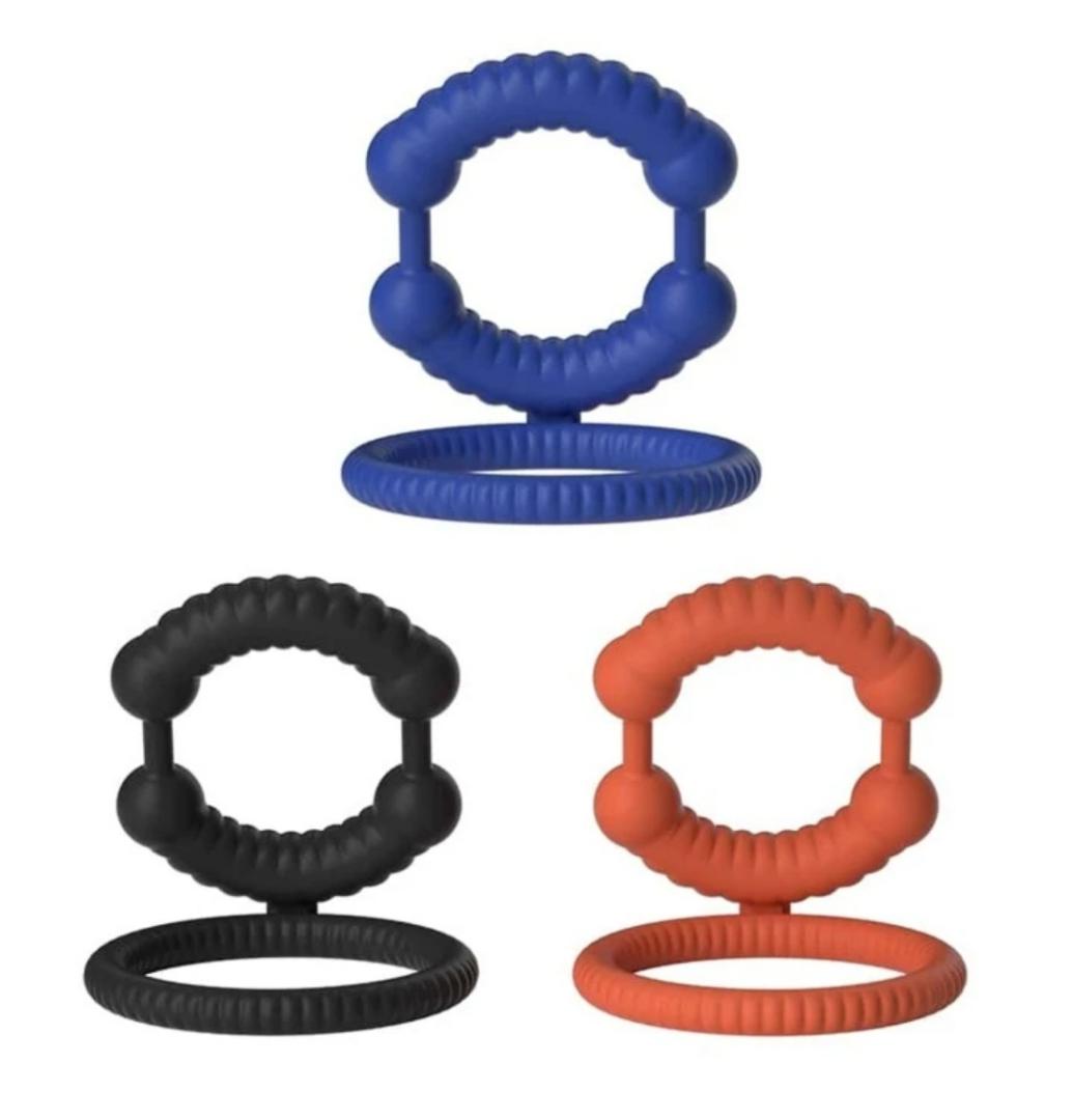Silicone Male Sex Toy Adult Toys Sex Toys for Couples delay Ring for Men for Games Erection Longer Harder Stronger Cock Penis Enlargement Machine Sweater - image 7