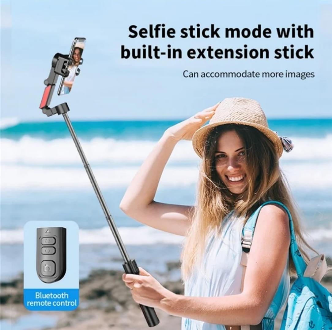C10 Handheld Phone Stabilizer Gimbal AI Face Tracking Vlog Live Streaming Selfie Stick