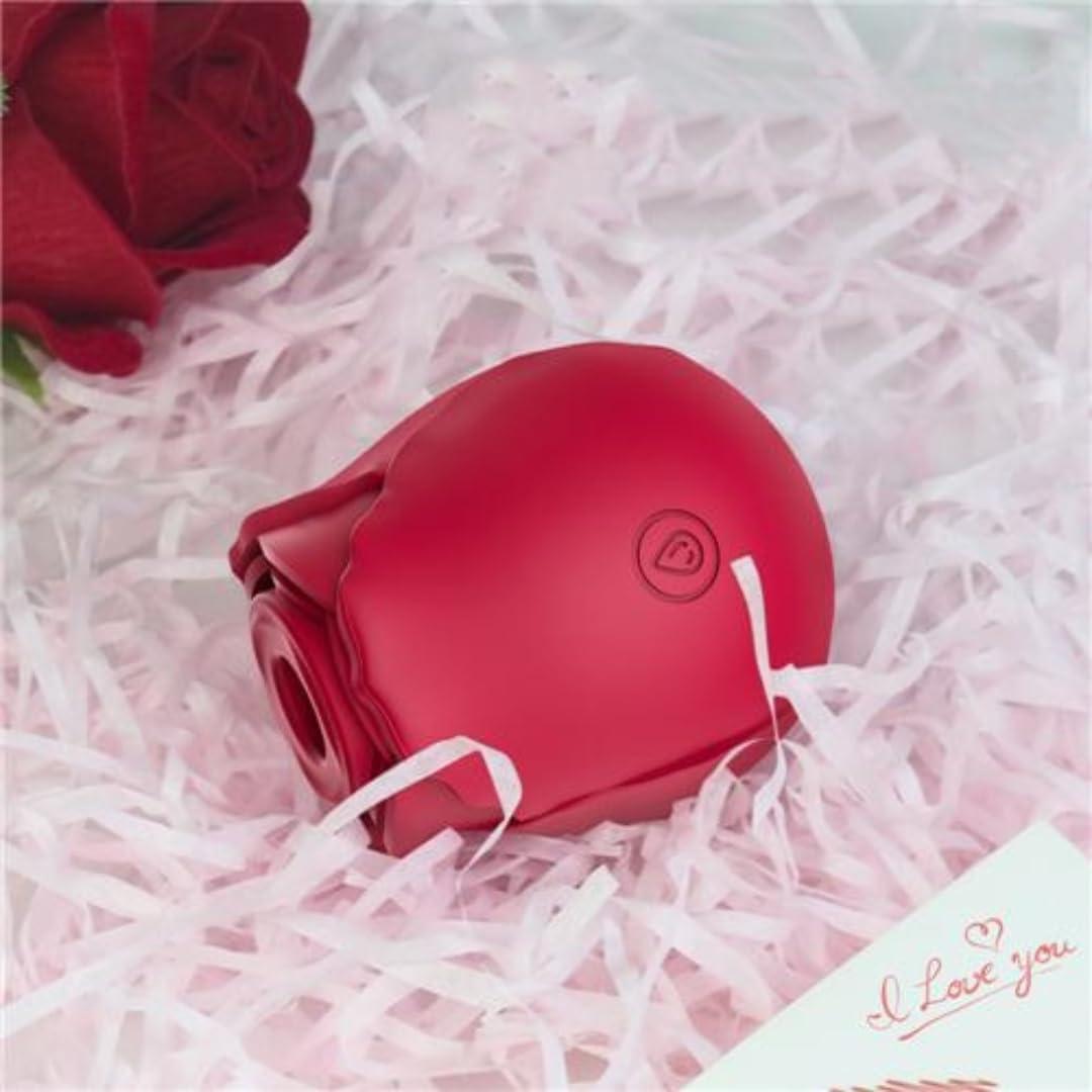 Portable Rose Sucking Vibrator Strong Shock Teasing LICKER Sex Toy For Women - image 5