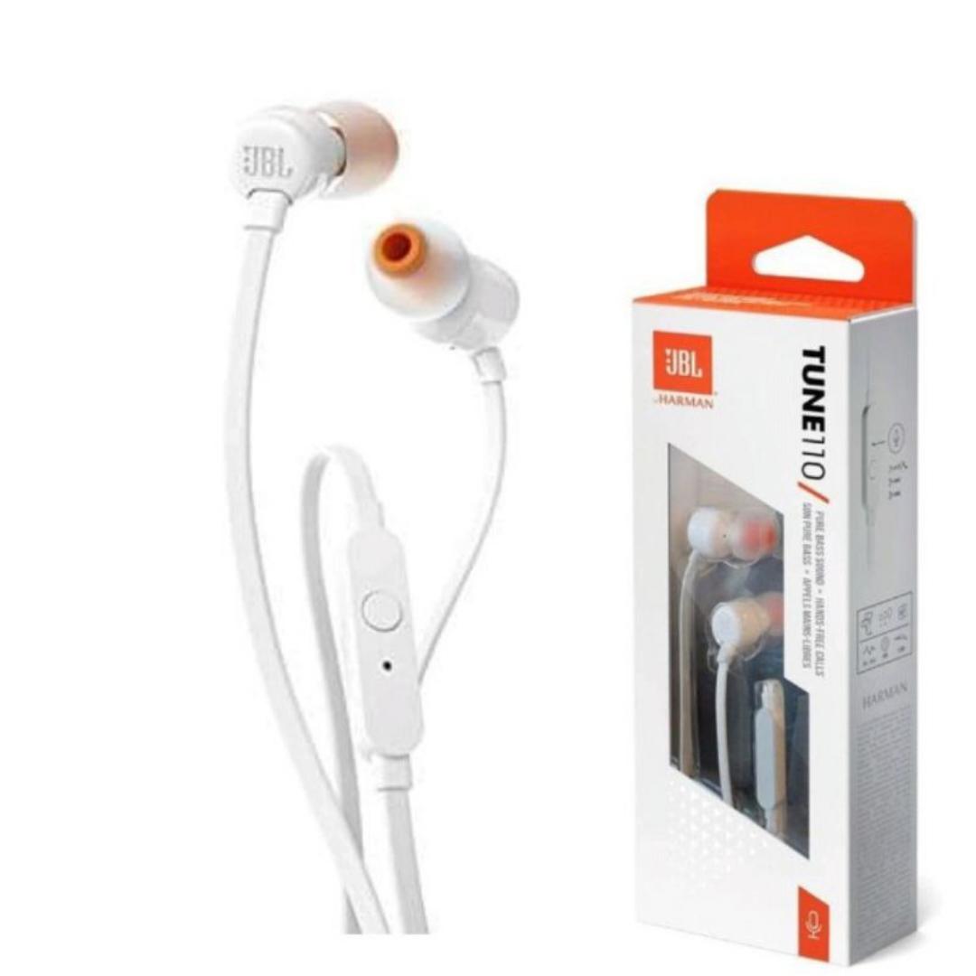 jbl Tune 110 wired 3.5mm Earphones full bass headphones