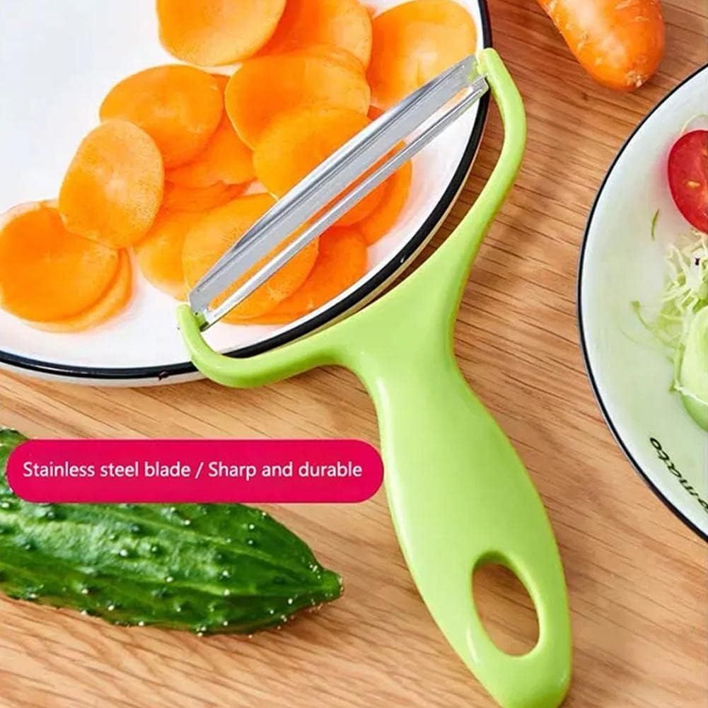 Green Cabbage Shredder, Vegetable Cutter Slicer, Stainless Steel Fruit Vegetable Potato Peeler Cabbage Graters Kitchen Must Have for Home Restaurants