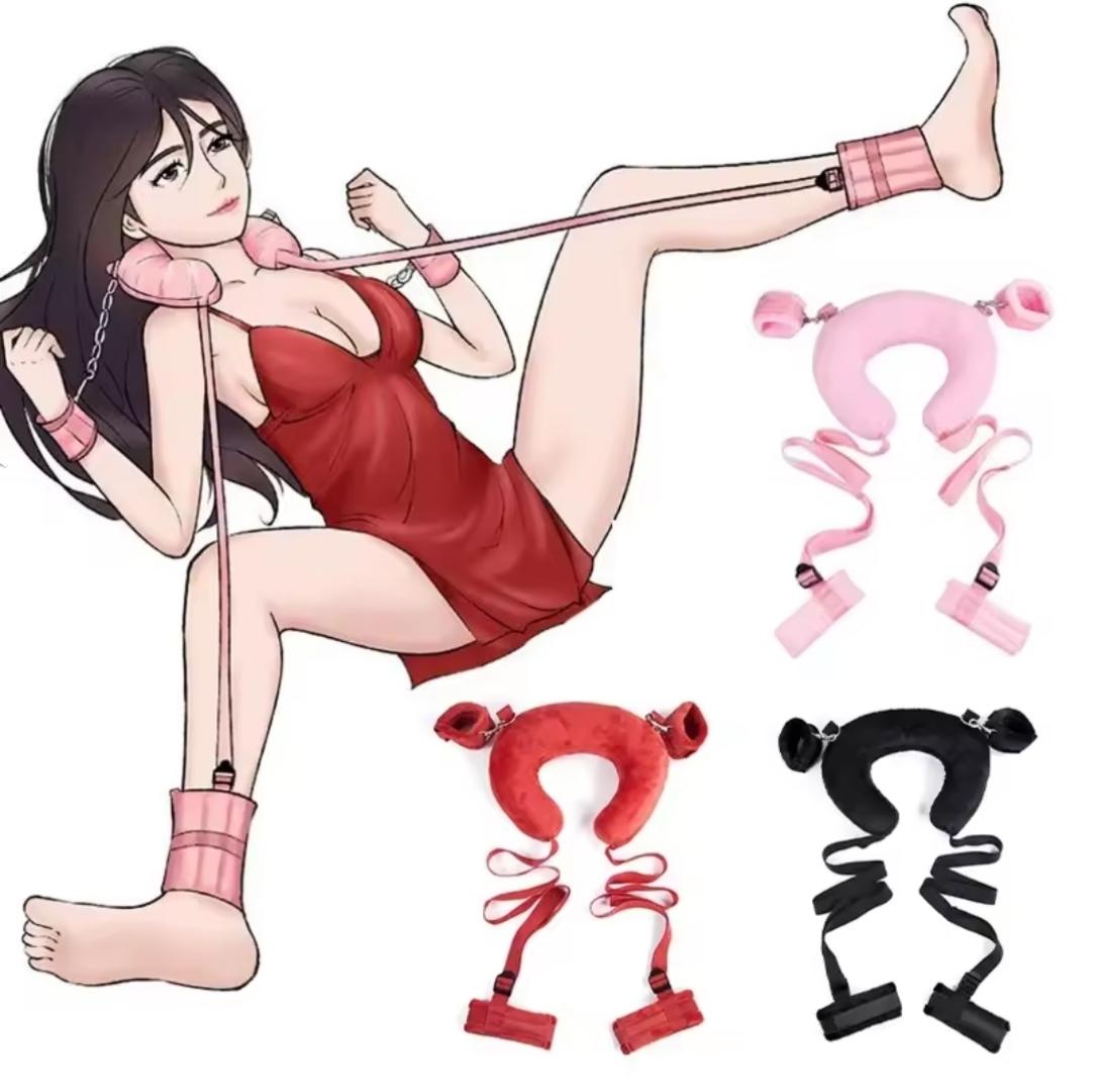 Bondage Sponge Padded Cushion Open Leg Bondage Hand Cuff Ankle Cuffs Shackles Sexy Costume Games Sex Toys Ropes Swing Adults