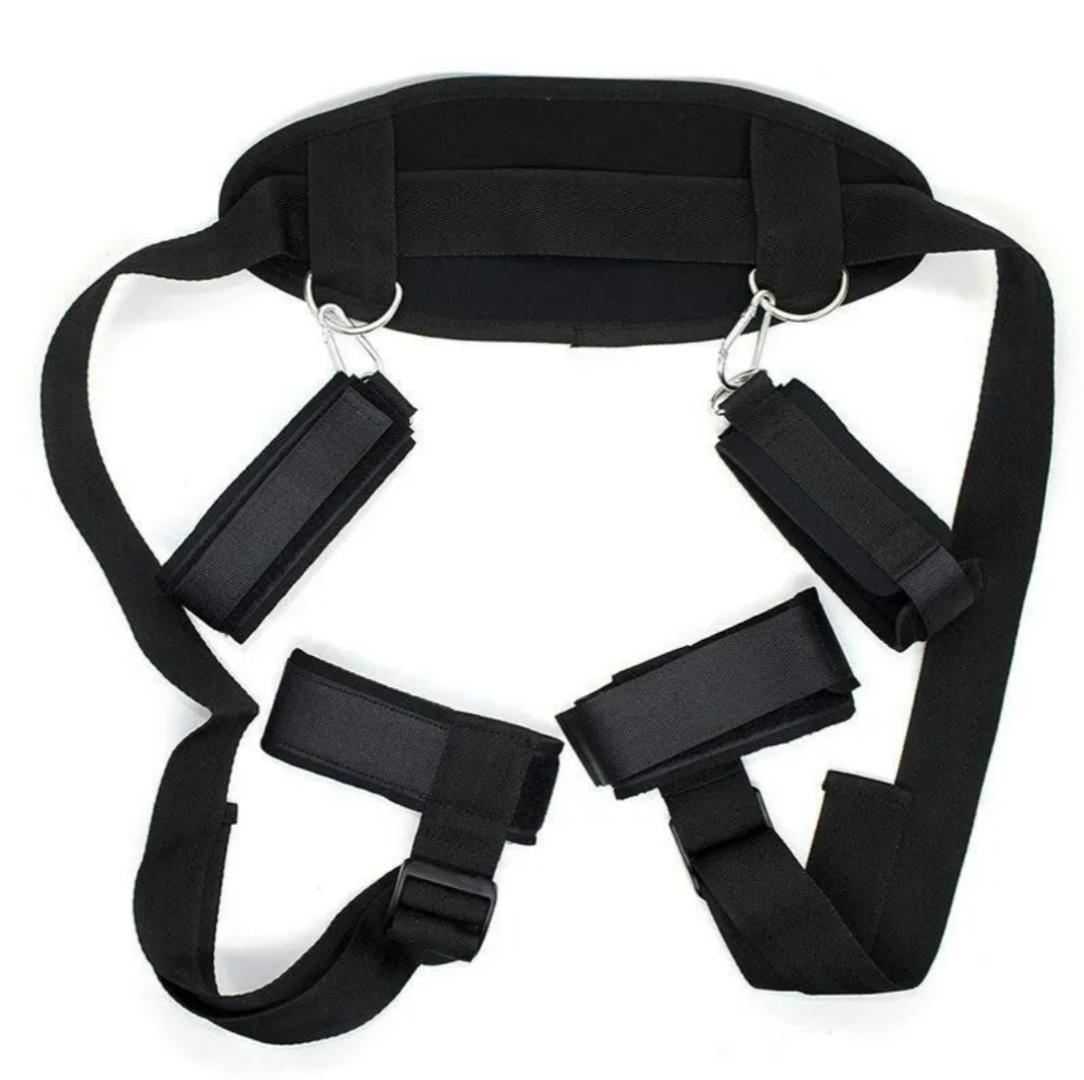 Adult Couple Sex Swing, Restraint Sex Door Couple Bed Restraint Adjustable Bed Bondage Restraint Sex Bed Tied Up Female Obedient Kit Neck to Ankle Sex