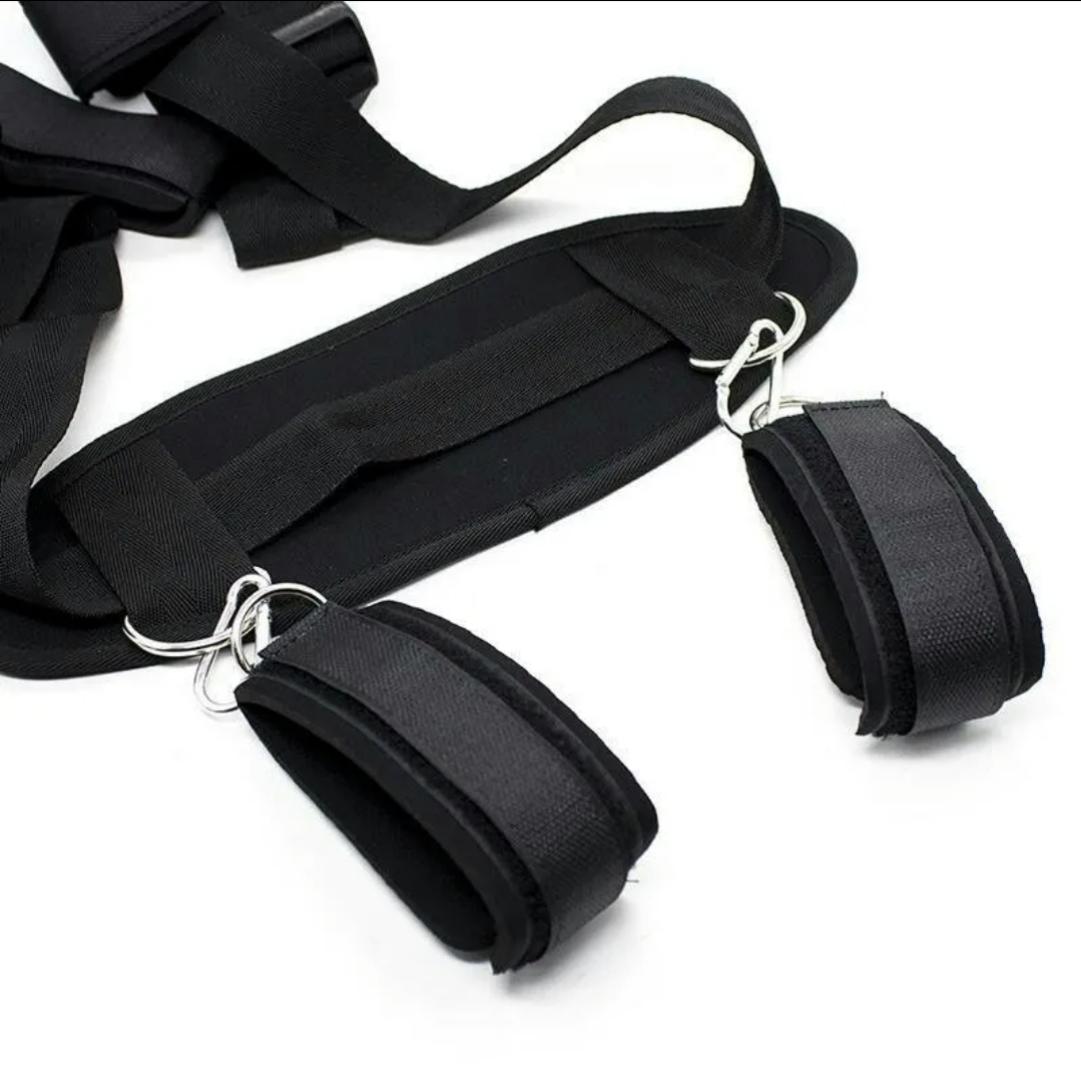 Adult Couple Sex Swing, Restraint Sex Door Couple Bed Restraint Adjustable Bed Bondage Restraint Sex Bed Tied Up Female Obedient Kit Neck to Ankle Sex