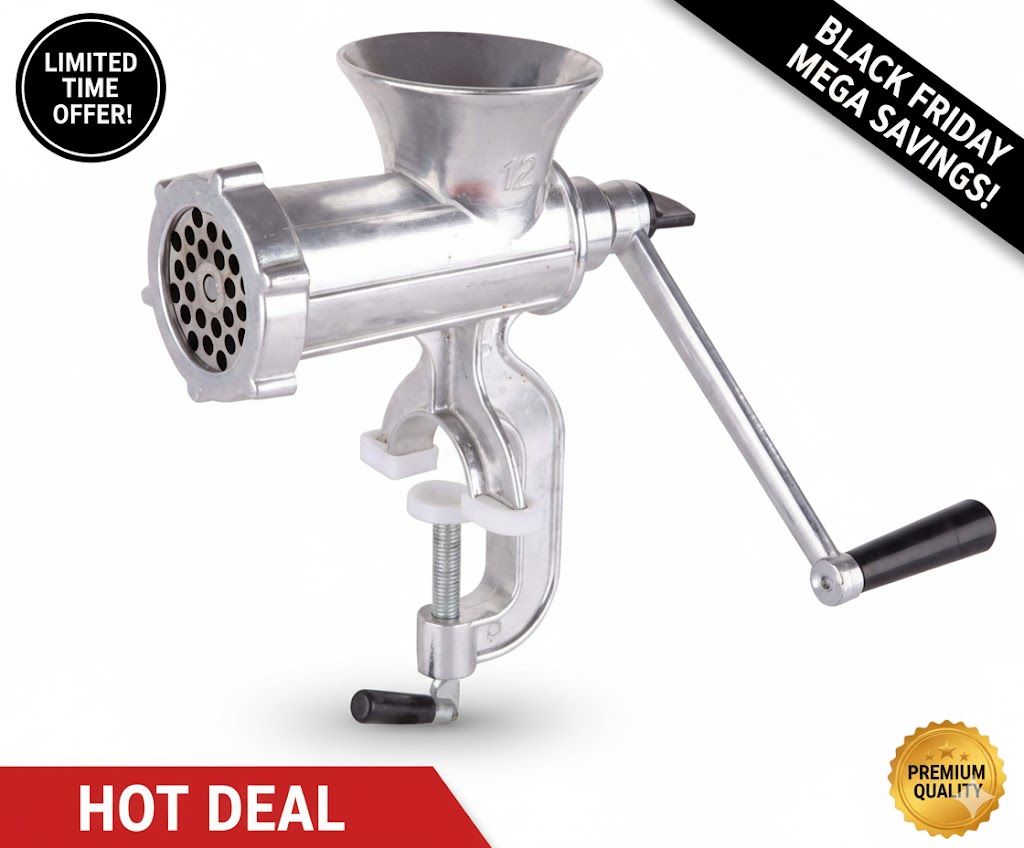 Manual Meat Mincer Heavy Duty  Multi-Function Kitchen Tool for Home Use