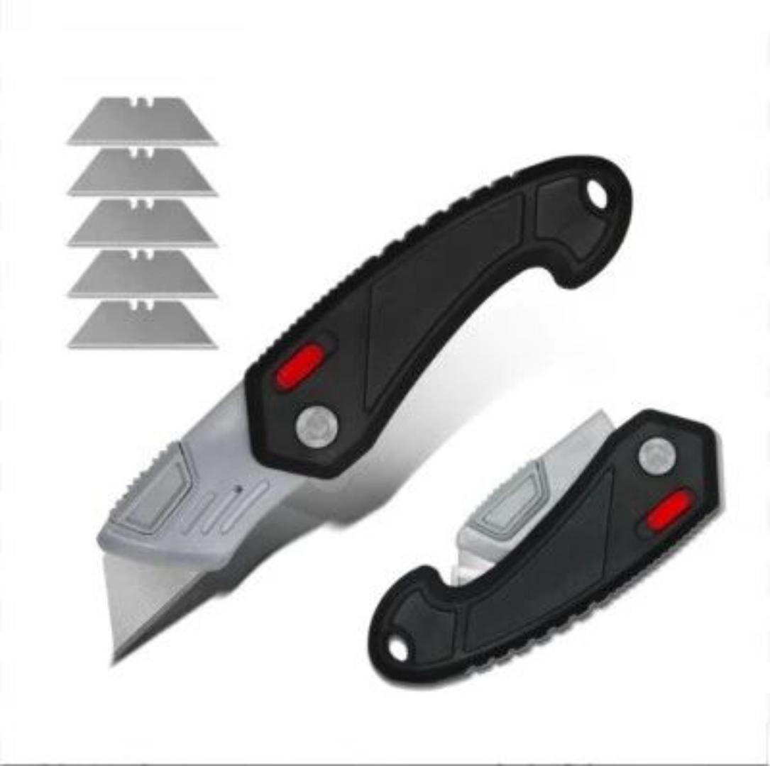 Folding Box Cardboard Carpet Carpenter Craftsman Work Blade Safety Knife Cutter