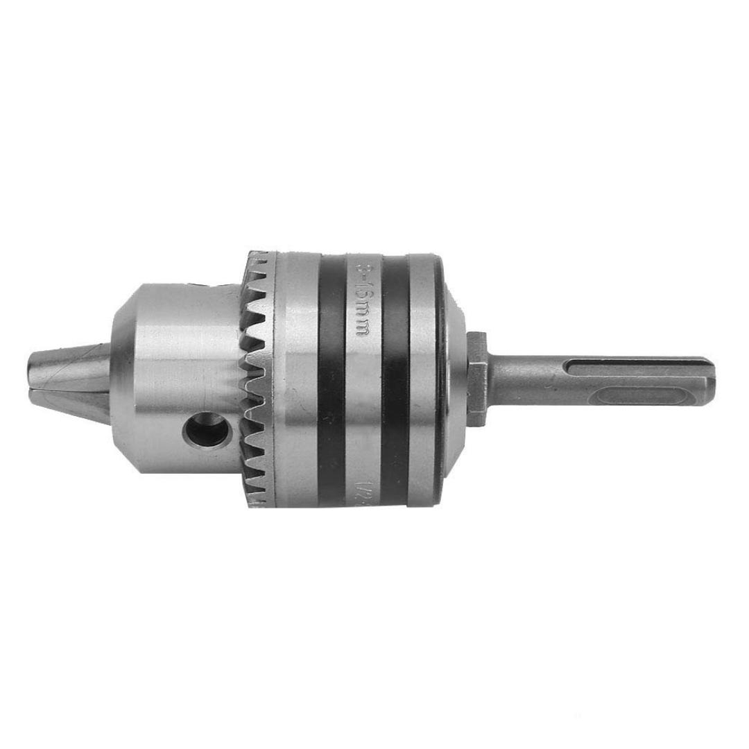 3.0-13MM 1/2-20UNF Drill Chuck, Key Type Drill Chuck Adapter Kit with SDS Electric Hammer Round Shank Adapter