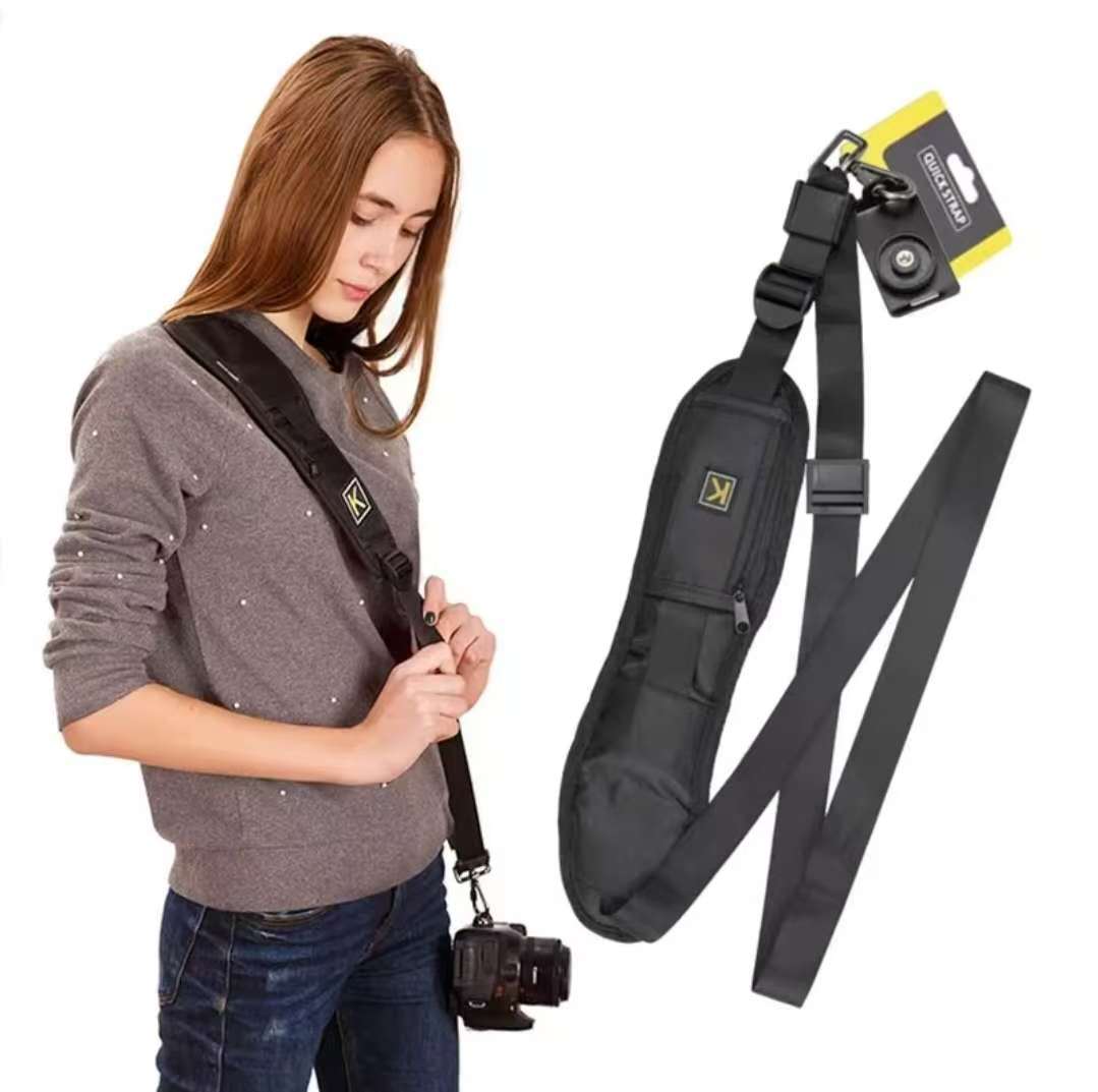 Quick Release Camera Neck Strap Compatible with Canon, Nikon, Pentax, Panasonic, Sony, Samsung, Olympus, Fujifilm DSLR Cameras