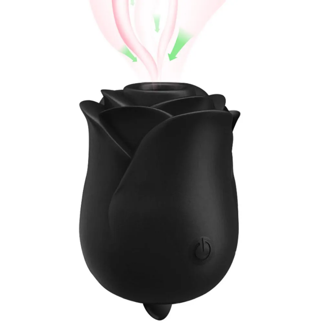 Rose Sucking Vibrator Clit Licking Tongue Powerful Rechargeable Adult Compact Masturbator Sex Toys Perfect Gift For Women Wife Girlfriend Couples view 4