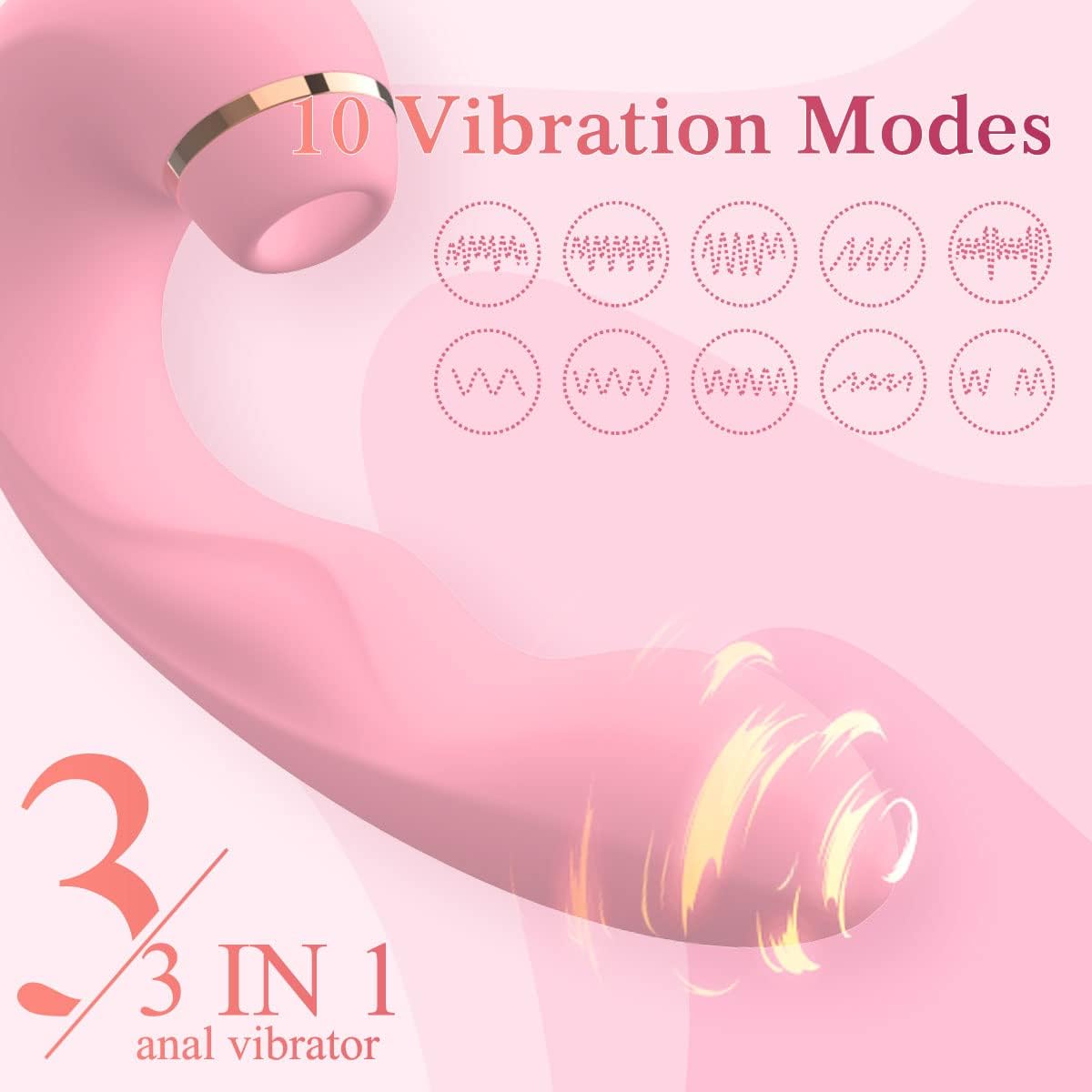 3 in 1 Sucking & Licking Vibrator -G Spot Stimulation Vibrator For Women Adult Toys/Sex Toy For Women/Nipple Sucker/Nipple Vibrator view 4