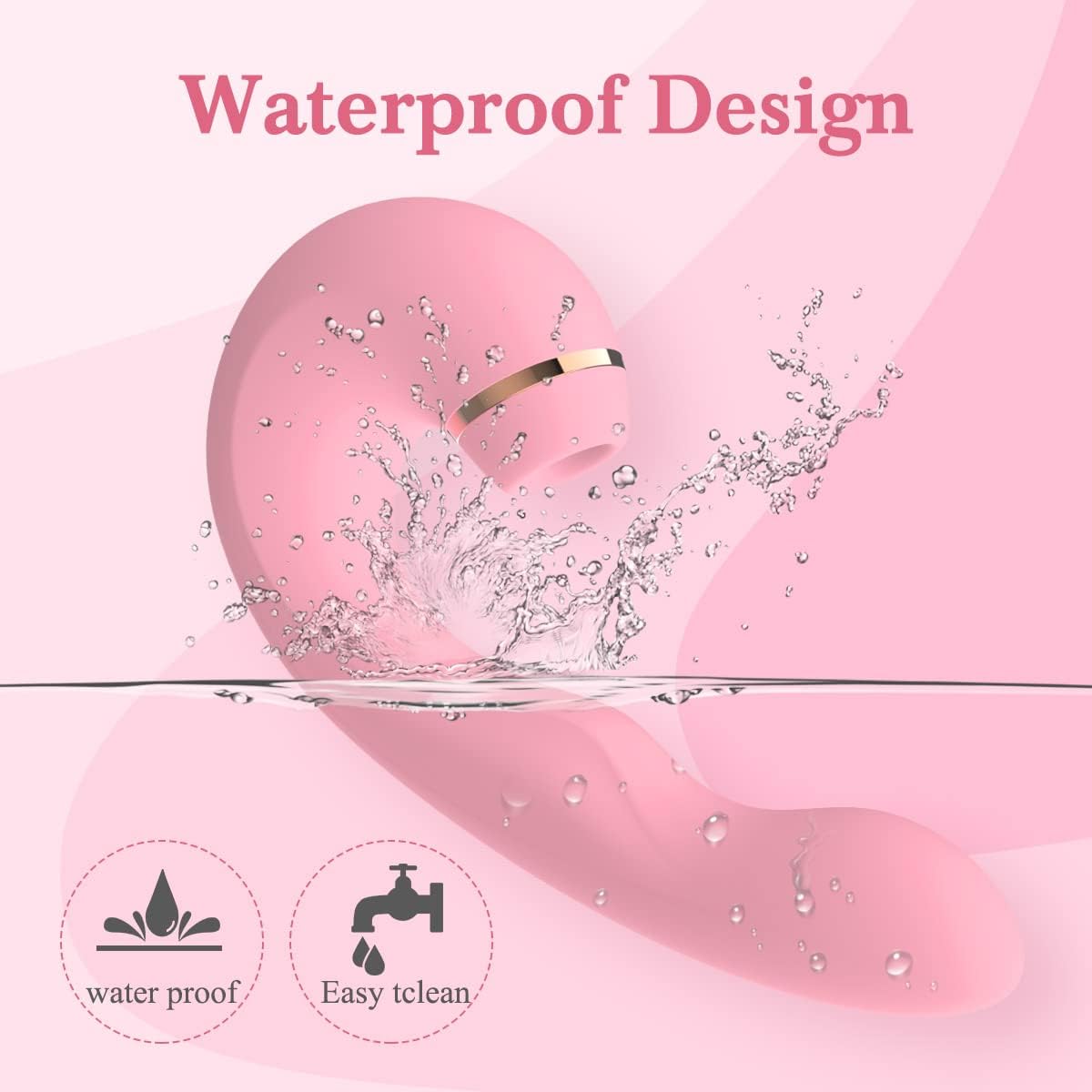 3 in 1 Sucking & Licking Vibrator -G Spot Stimulation Vibrator For Women Adult Toys/Sex Toy For Women/Nipple Sucker/Nipple Vibrator view 6