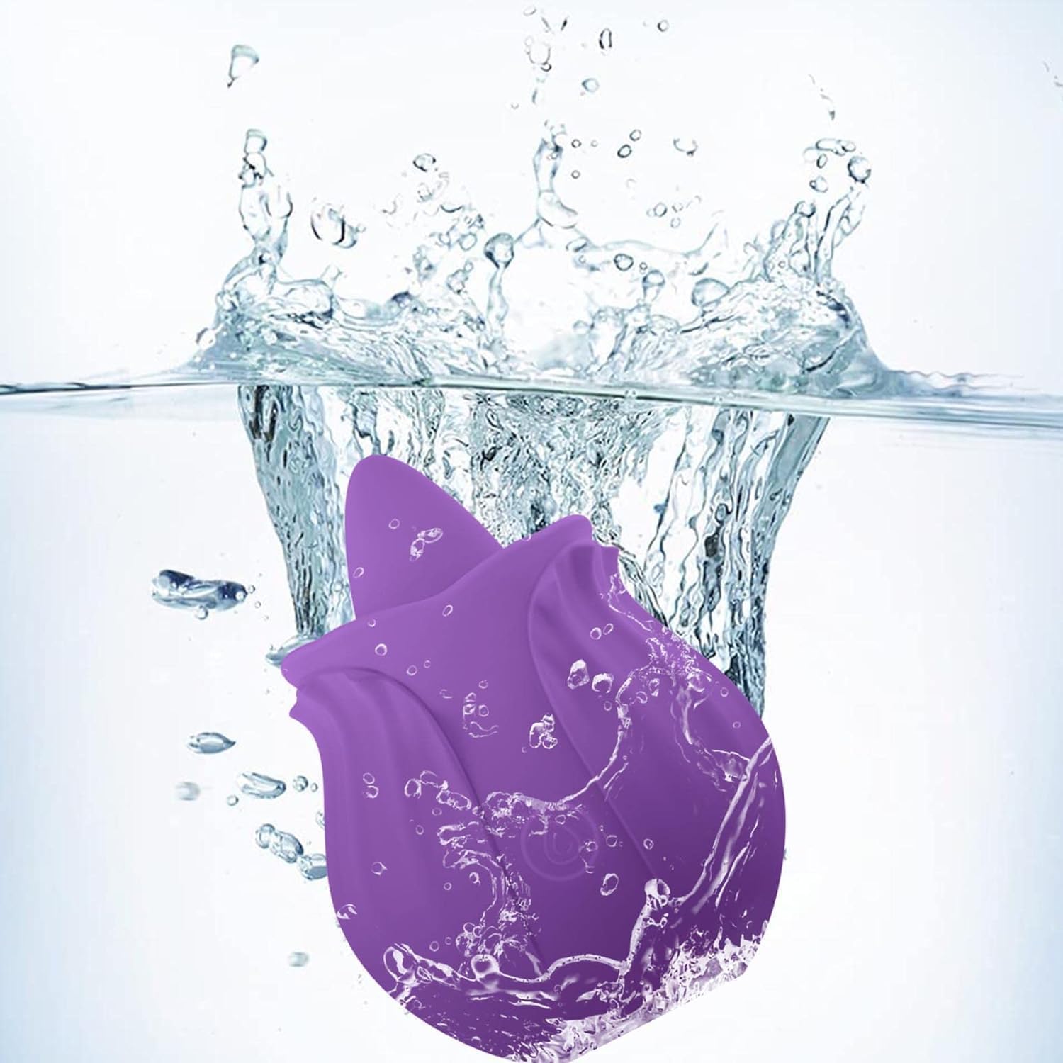 Rose licking Adult Tool Stimulator for Women, Quiet 10 Speed Adult Toys Waterproof Automatic Electric Adult Toys Machine Pleasure Rose licker sex toy vibrator for Women - purple - image 4