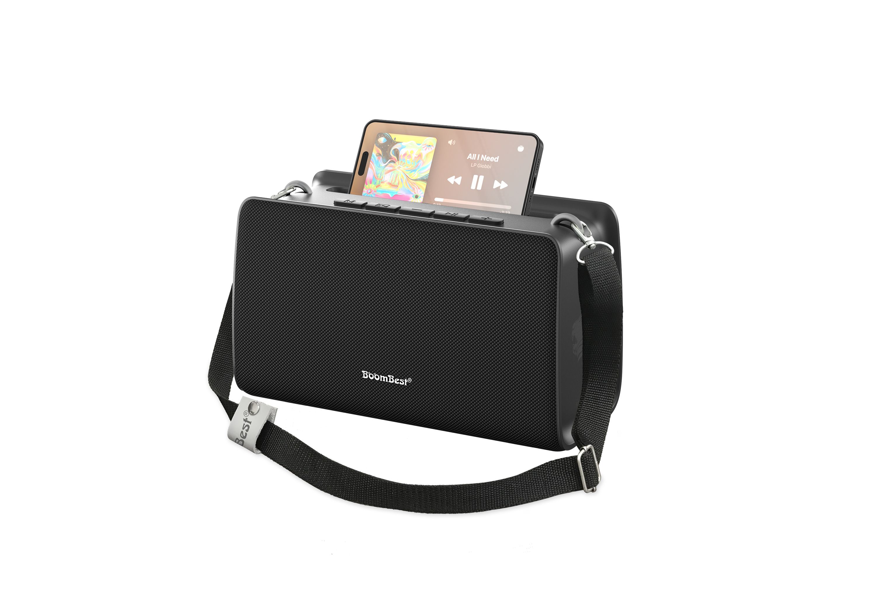 BoomBest FULL BASS wireless Bluetooth Speaker - LN-711BT 45W output with outdoor shoulder strap