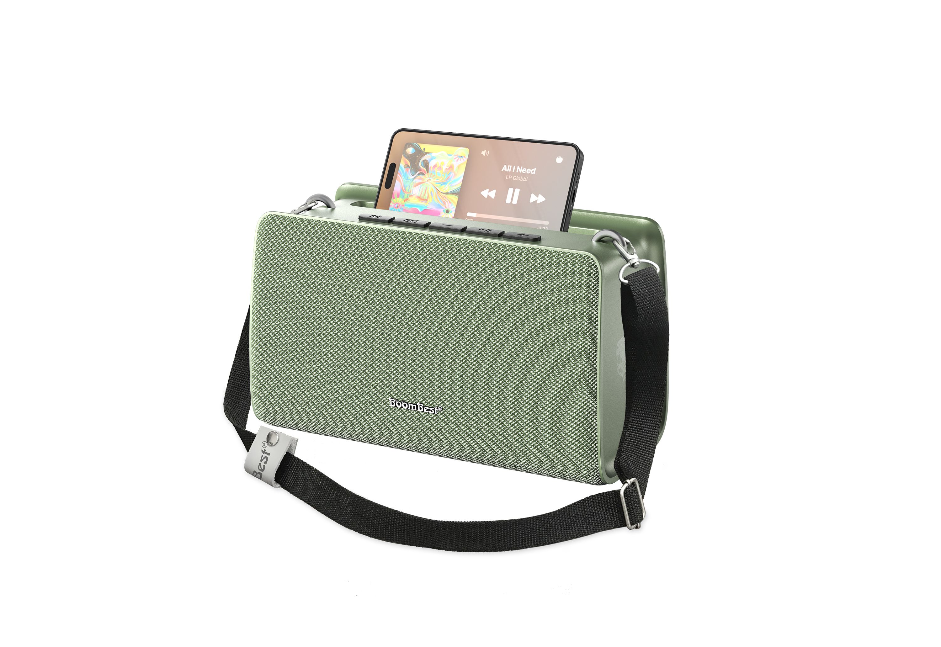 BoomBest FULL BASS wireless Bluetooth Speaker - LN-711BT 45W output with outdoor shoulder strap