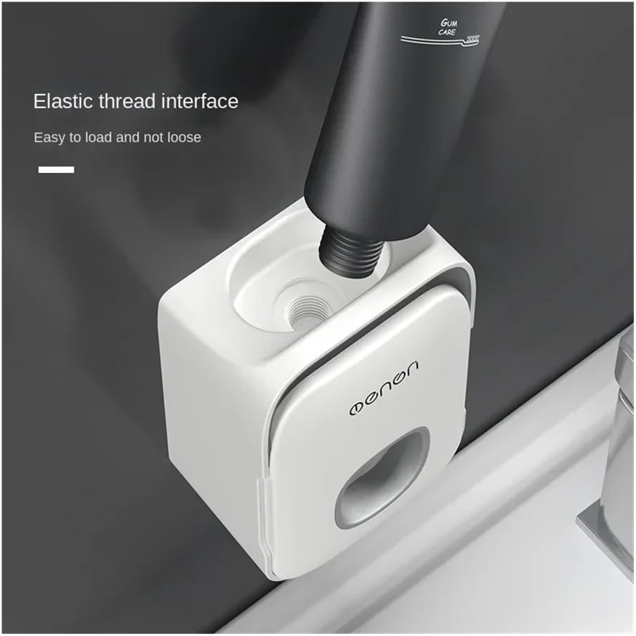 Automatic Toothpaste Dispenser Squeezer With Toothbrush Holder Wall Mounted Bathroom Accessories
